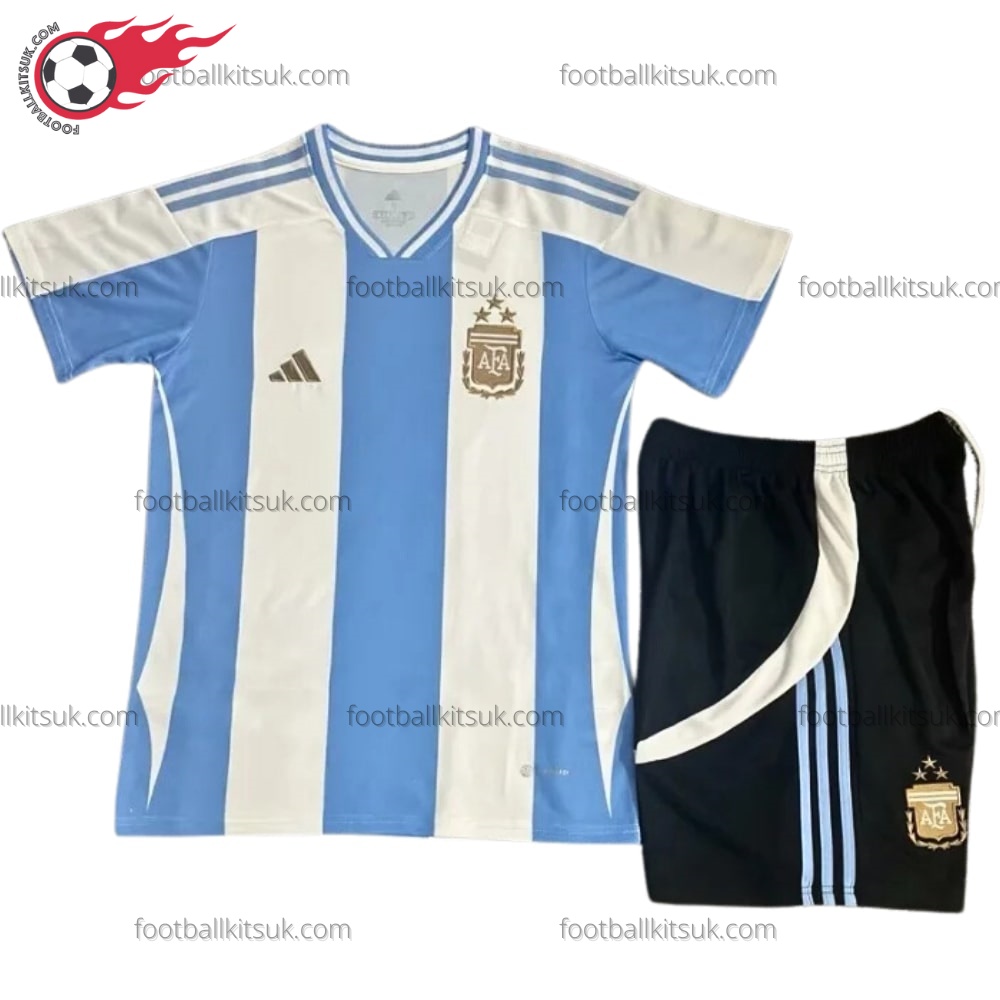Argentina Home 2024 Kid Football Kits UK