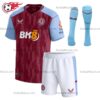 Aston Villa Home Kids Football Kits UK
