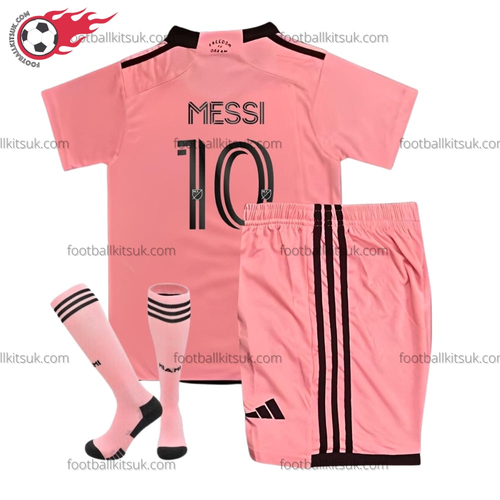Inter Miami Messi 10 Pink 24/25 Kid Football Kits UK