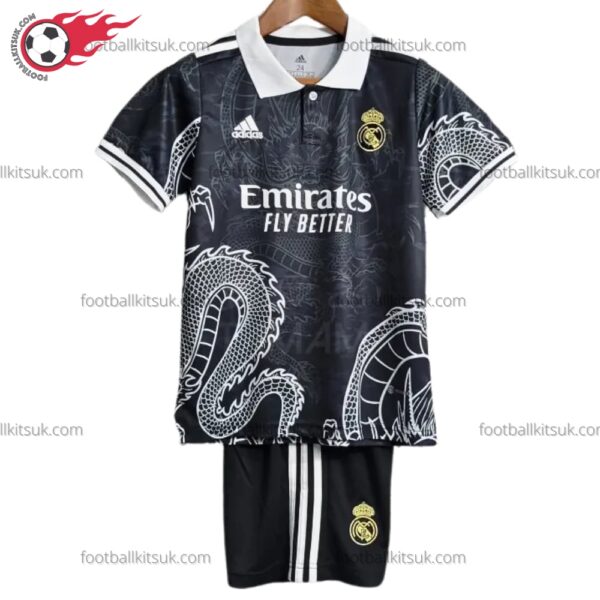 Real Madrid Black Edition 23/24 Kid Football Kits UK