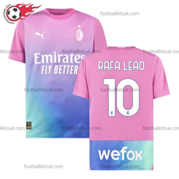 AC Milan Rafa Leao 10 Third 23/24 Men Football Shirt UK