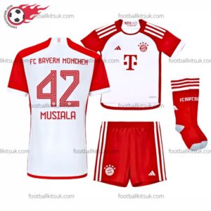 Bayern Munich Musiala 42 Home 23/24 Kid Football Kits UK