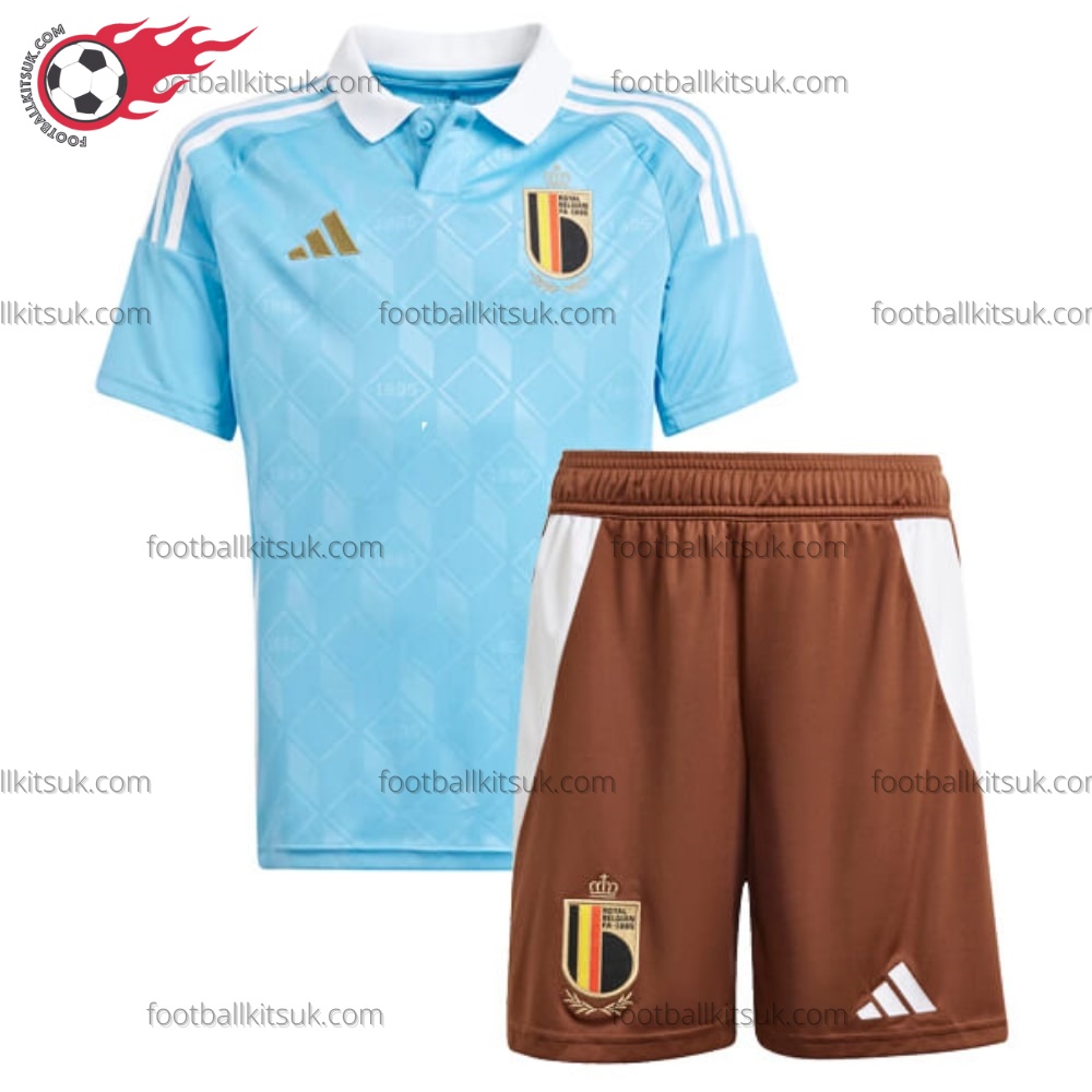 Belgium Away 2024 Kid Football Kits UK