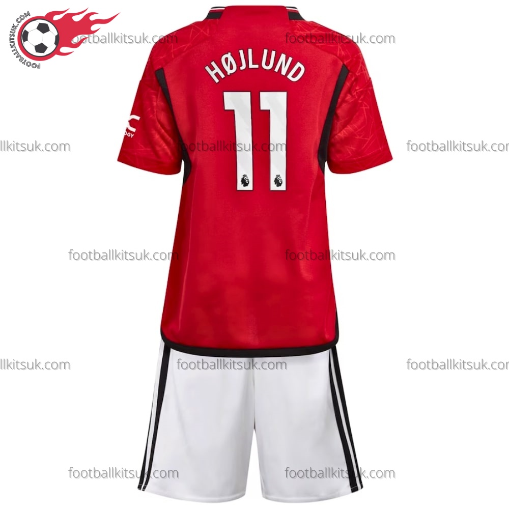 Man Utd Hojlund 11 Home 23/24 Kid Football Kits UK