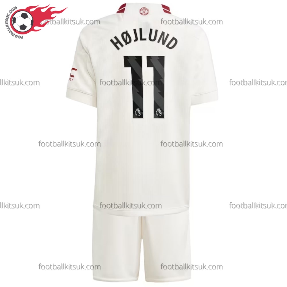 Man Utd Hojlund 11 Third 23/24 Kid Football Kits UK