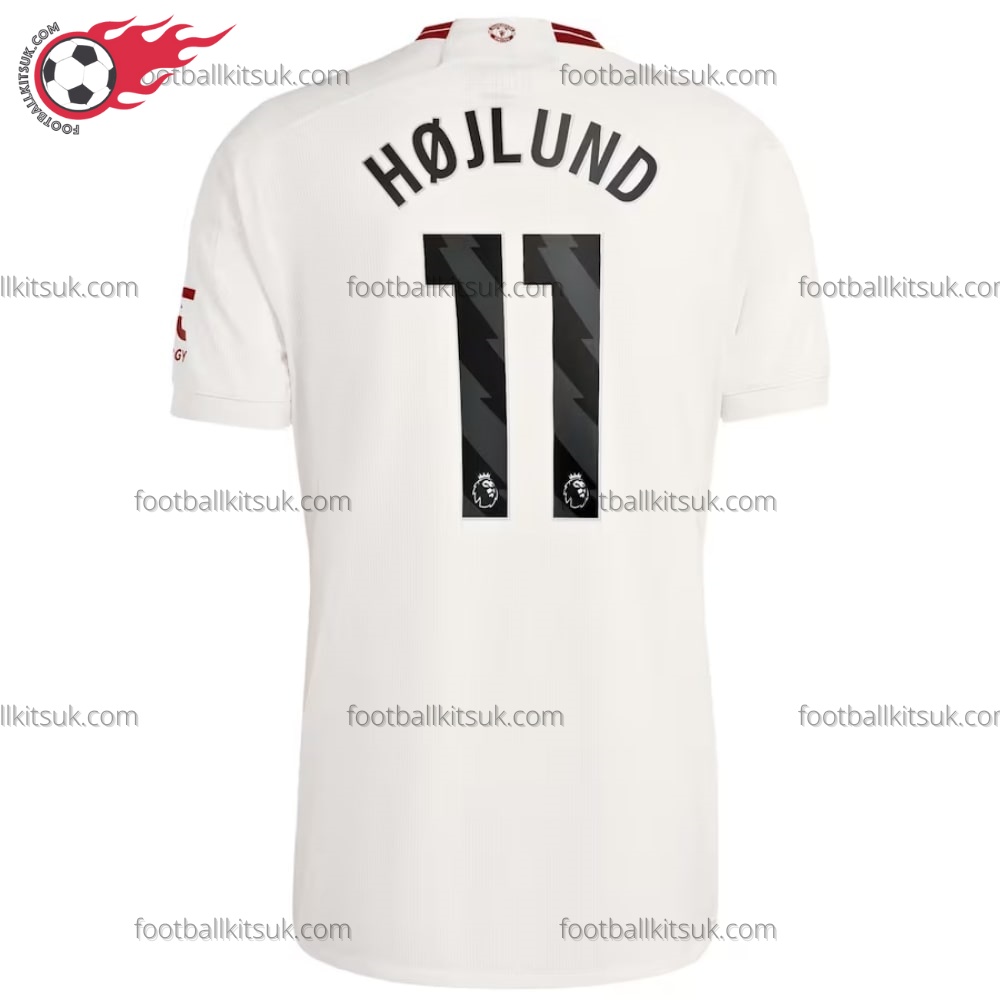 Man Utd Hojlund 11 Third 23/24 Football Shirt UK