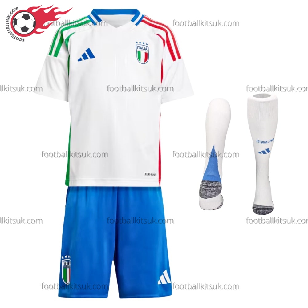 Italy Away 2024 Kid Football Kits UK