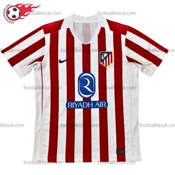 Atletico Madrid Home 25/26 Men Football Shirt UK Front View