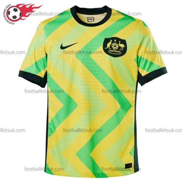 Australia Home 25/26 Men Football Shirt UK Front View
