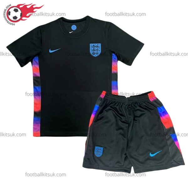 England Away 25/26 Kid Football Kits UK Full View