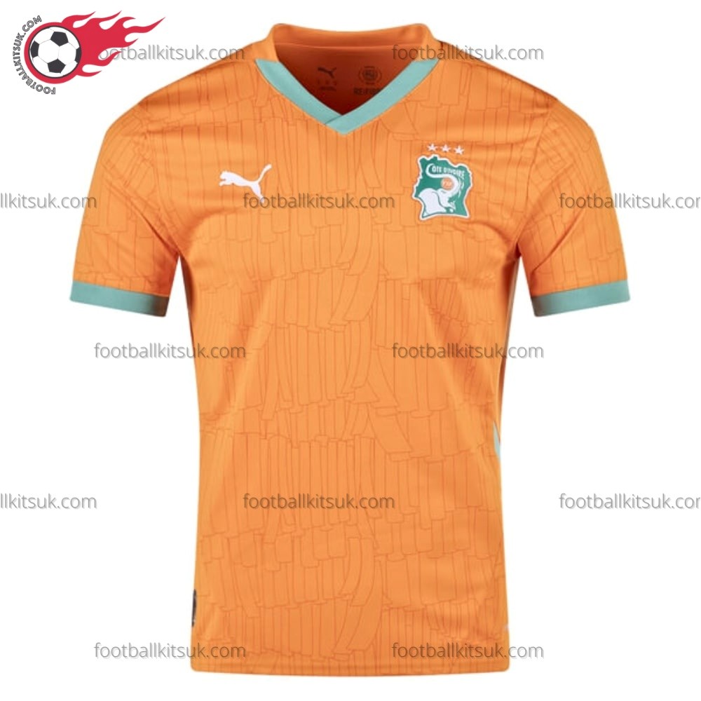 Ivory Coast Home 25/26 Men Football Shirt Front View