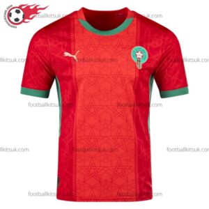Morocco Home 25/26 Men Football Shirt UK Front View