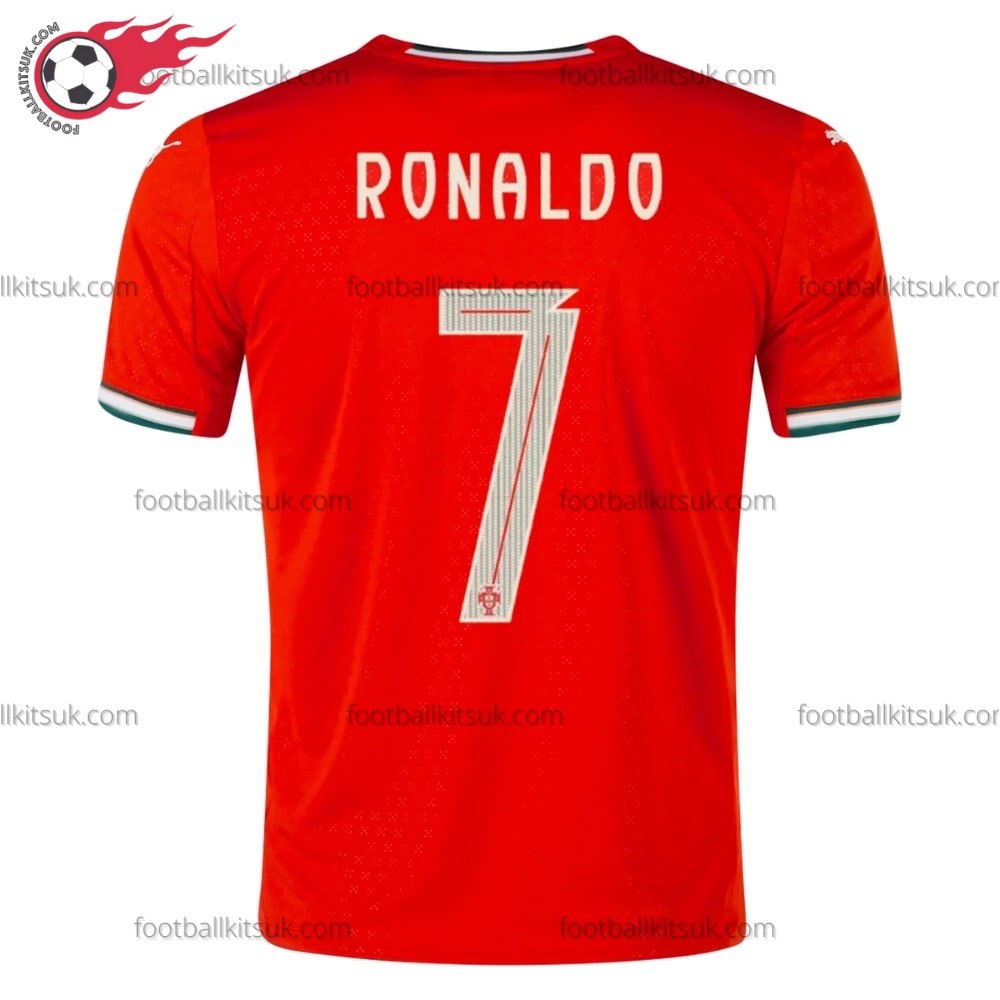 fkuk_Portugal Ronaldo 7 Home 25_26 Men Football Shirt (2) Portugal Ronaldo 7 Home 25/26 Men Football Kits UK Back View